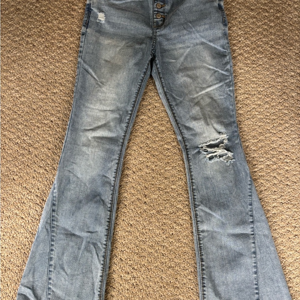 Girls wide leg/ boot cut jeans